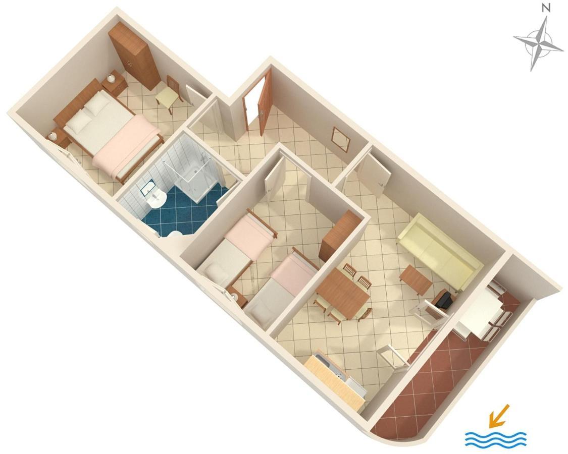 Apartments With A Parking Space Seget Vranjica, Trogir - 8507 외부 사진