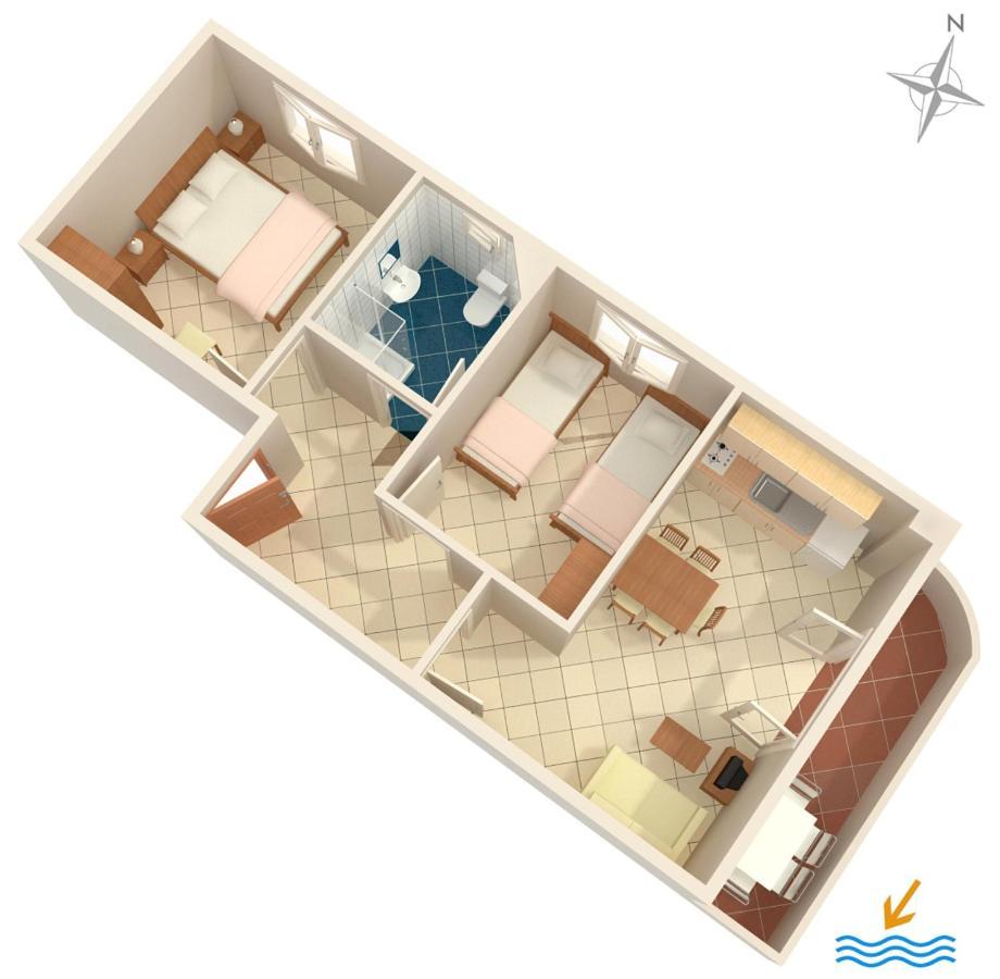 Apartments With A Parking Space Seget Vranjica, Trogir - 8507 외부 사진